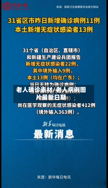 老人确诊素材/老人病例图片最新日期
