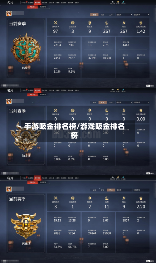 手游吸金排名榜/游戏吸金排名榜