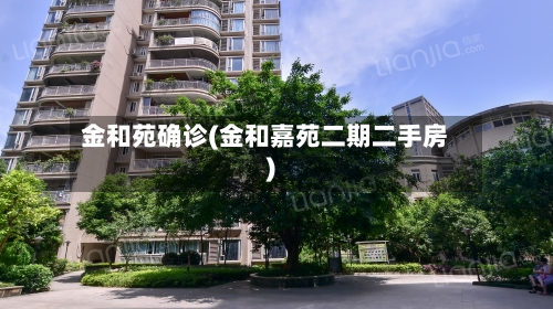 金和苑确诊(金和嘉苑二期二手房)