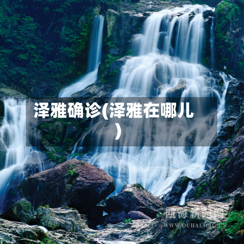 泽雅确诊(泽雅在哪儿)