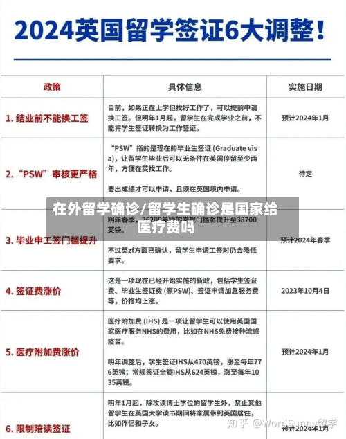在外留学确诊/留学生确诊是国家给医疗费吗-第3张图片