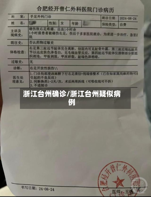 浙江台州确诊/浙江台州疑似病例-第3张图片