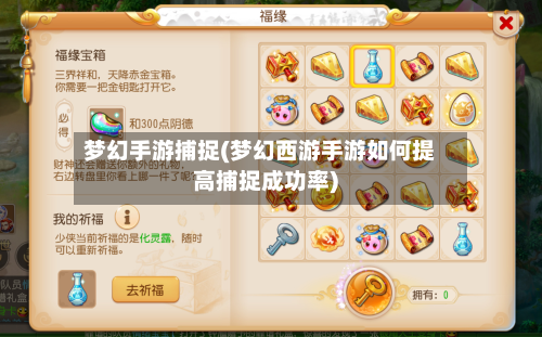 梦幻手游捕捉(梦幻西游手游如何提高捕捉成功率)-第3张图片
