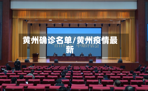 黄州确诊名单/黄州疫情最新-第2张图片