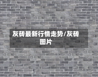 灰砖最新行情走势/灰砖图片-第2张图片