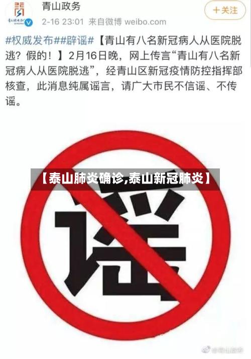 【泰山肺炎确诊,泰山新冠肺炎】-第2张图片