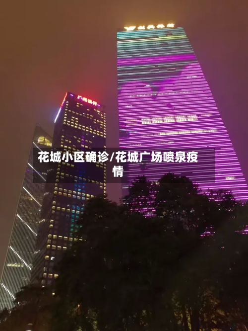 花城小区确诊/花城广场喷泉疫情